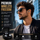 Krane & Bauer Tornado wireless in-ear earphones black, UK version