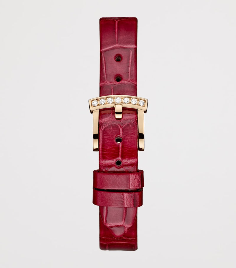 Chopard L'Heure du Diamant rose gold diamond carnelian watch 26mm (British brand)