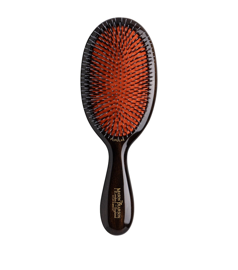 Mason Pearson Popular hairbrush with nylon bristles, imported from the UK