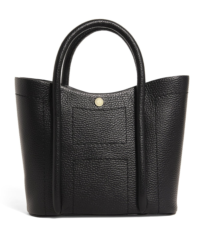Harrods grab leather rope tote bag - British product