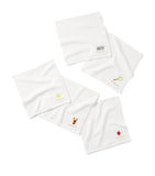 Christy Wimbledon face cloths pack of 5 cotton 600gsm - British product