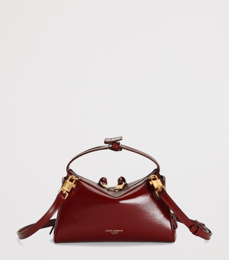 Dolce&Gabbana Vittoria shoulder bag in calfskin leather - British product