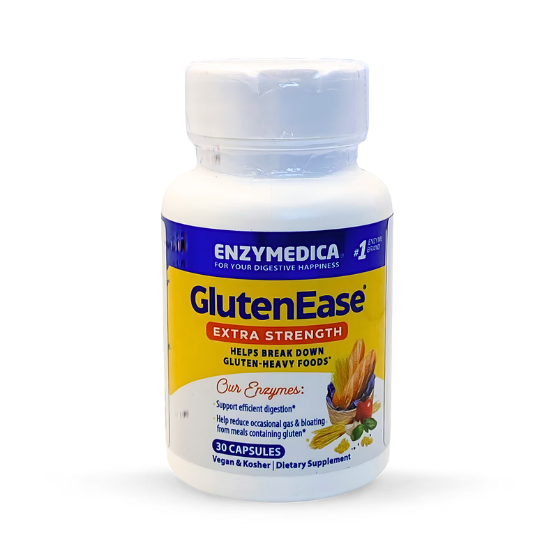 Enzymedica GlutenEase Extra Strength 30 capsules, imported from the UK
