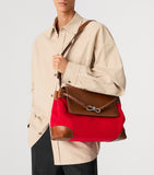 Bottega Veneta large canvas Andiamo messenger bag, imported from the UK