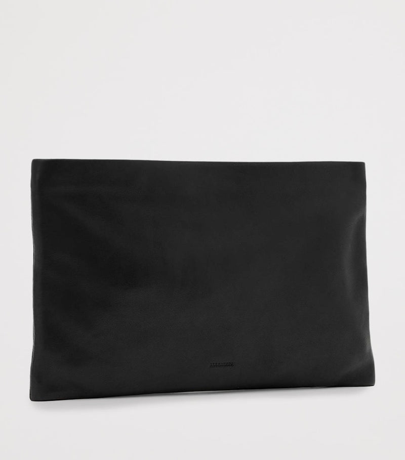 AllSaints Bettina leather clutch bag 24x34cm, UK version