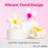 Brushworks tropical flower claw clips 3 pack, UK version