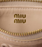 Miu Miu nappa leather envelope card holder - British product