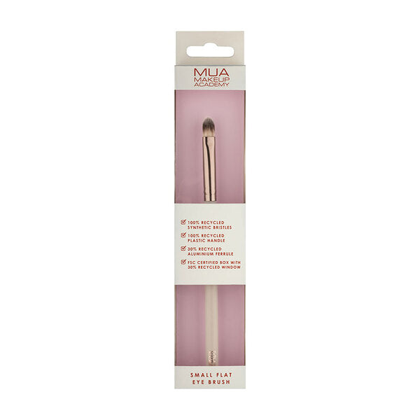 MUA Small Flat Eye Brush, imported from the UK