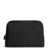Harrods Anya Hindmarch Jacquard Logo Lotions and Potions Toiletry Pouch- Buy online at McGrocer