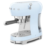 Smeg Pale Blue espresso machine, imported from the UK
