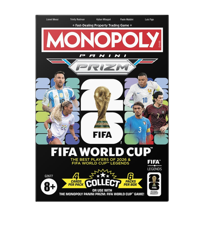 Monopoly Panini Prizm FIFA World Cup booster box 24 cards, UK version