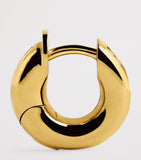 Spinelli Kilcollin yellow gold diamond mini single hoop earring - British product