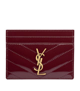 Harrods Saint Laurent Monogram Matelassé Card Holder- Buy online at McGrocer