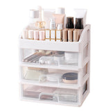 Livingandhome plastic makeup organizer with 3 drawers - British product