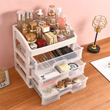 Livingandhome plastic makeup organizer with 3 drawers - British product