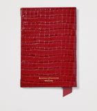 Aspinal of London croc-embossed leather passport cover, imported from the UK
