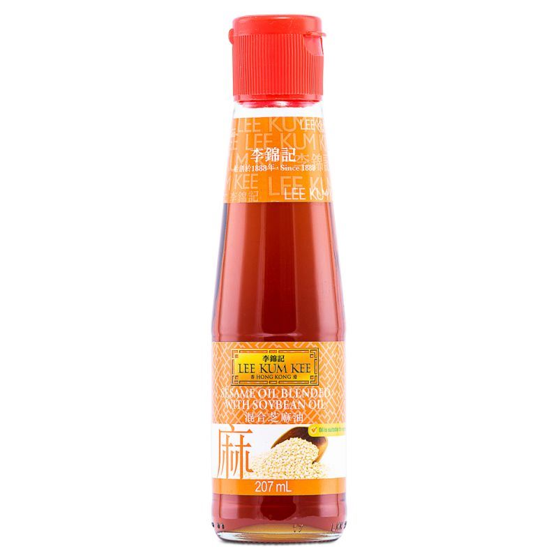 Lee Kum Kee sesame oil blended with soybean oil (British brand)
