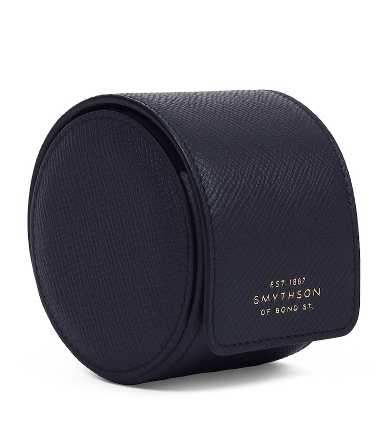 Smythson Leather Panama Single Watch Roll (British brand)