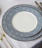 O.W.London geometric print dinner plates set of 2 26cm, imported from the UK