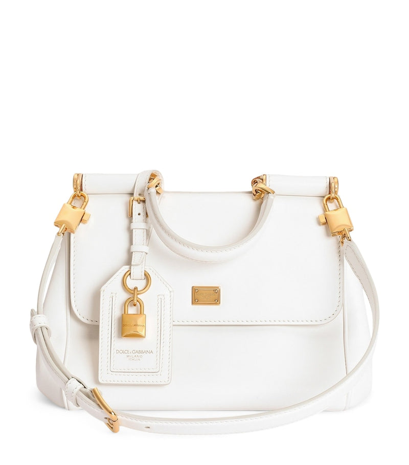 Dolce&Gabbana My Sicily top-handle bag in plongé calfskin, imported from the UK