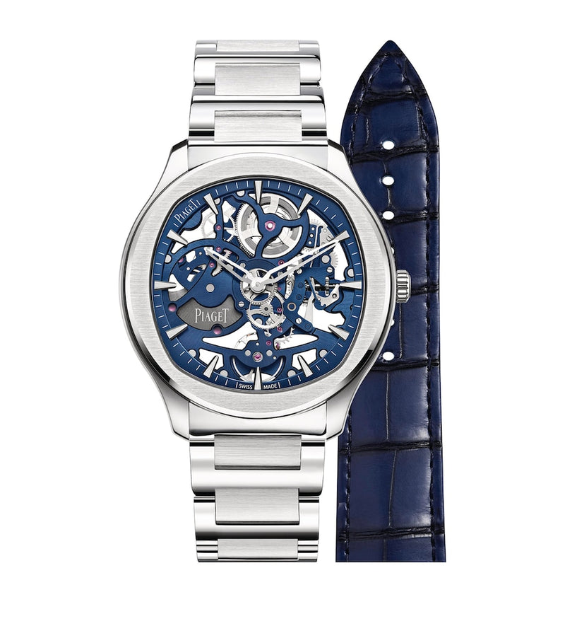 Piaget Polo skeleton 42mm blue-hued dial, imported from the UK