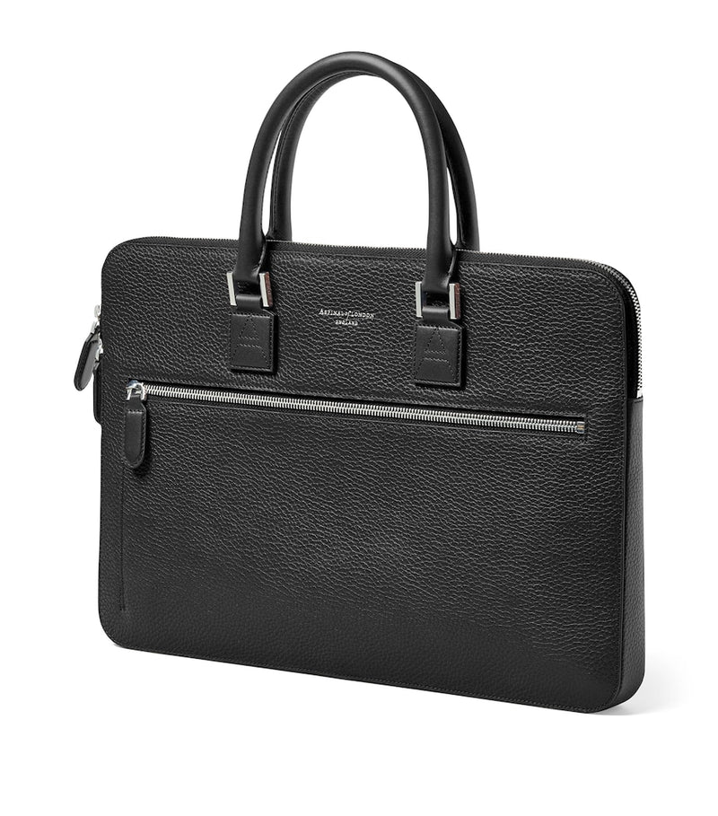 Aspinal of London Connaught briefcase leather, UK version