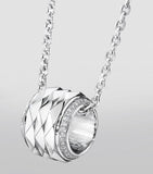 Graff 18kt white gold diamond pendant necklace, UK version