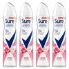 Sure Anti-Perspirant Deodorant Bright Bouquet 250ml x 4 (British brand)