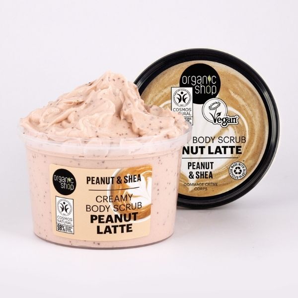 Organic Shop Peanut Latte body scrub 250ml (British brand)