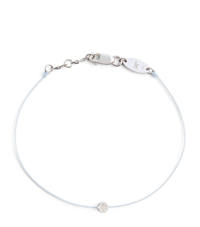 Redline white gold diamond illusion bracelet - British product