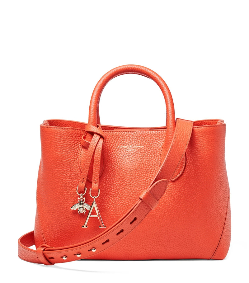 Aspinal of London medium leather tote bag, UK version