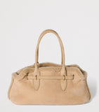 Miu Miu Aventure suede shearling shoulder bag, UK version