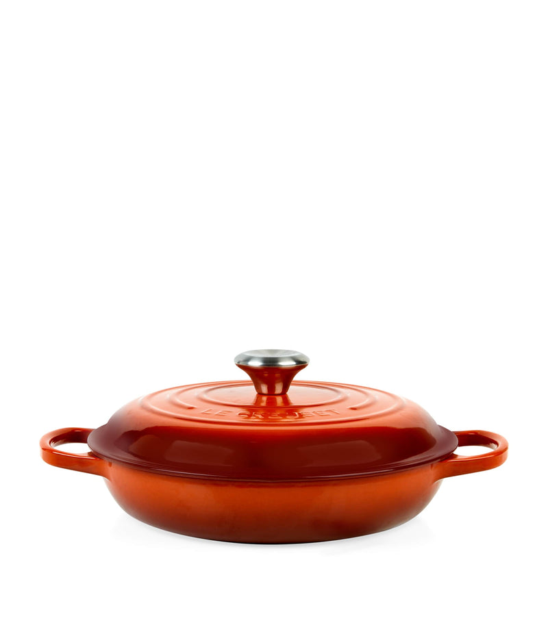 Le Creuset cast iron shallow casserole dish 30cm, UK version