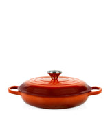 Harrods Le Creuset Cast Iron Shallow Casserole Dish 30cm- Buy online at McGrocer