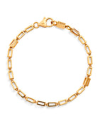 Suzanne Kalan yellow gold chain bracelet 17cm - British product
