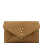 Saint Laurent Cassandre suede envelope pouch (British brand)