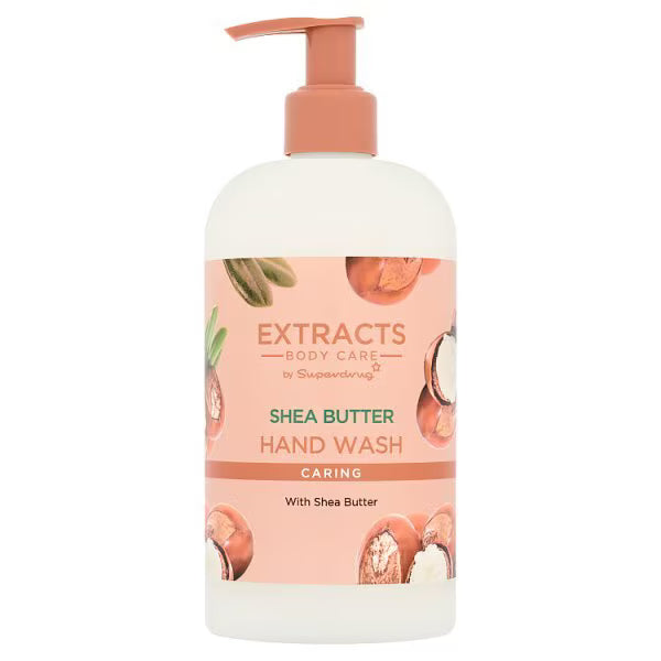Superdrug Extracts Hand Wash Shea 500ml (British brand)