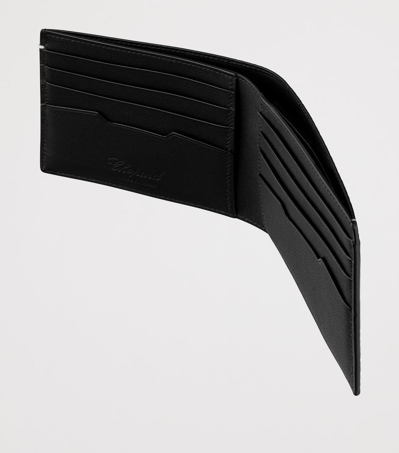Chopard Racing bifold calfskin leather wallet - British product