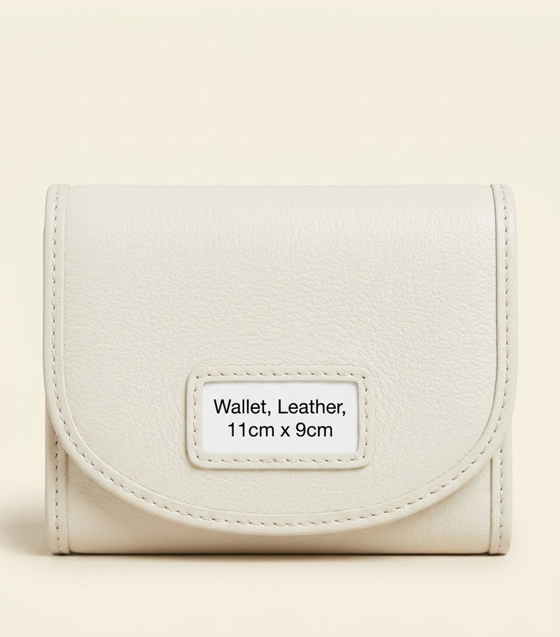 Burberry Check compact wallet with calf leather accents - British product