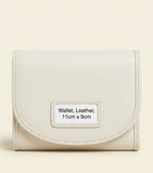 Burberry Check compact wallet with calf leather accents - British product
