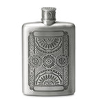Royal Selangor pewter Ace hip flask 140ml, imported from the UK