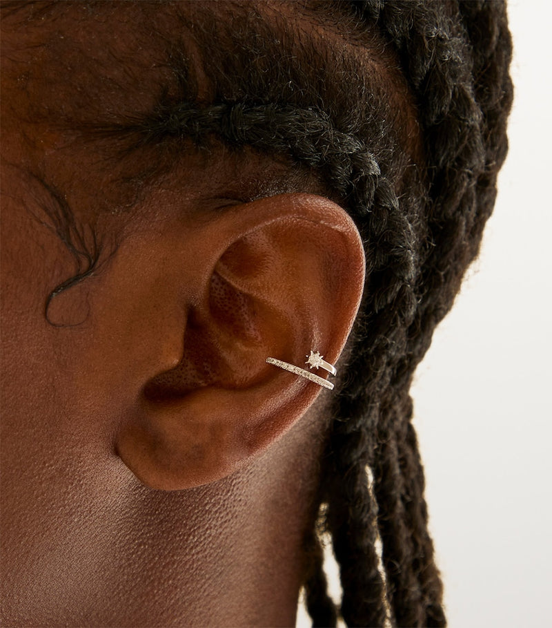 Astrid & Miyu Cosmic Crystal ear cuff 12.8mm, imported from the UK