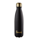 Harrods Harrods Black Logo Insulated Water Bottle 500ml- Buy online at McGrocer