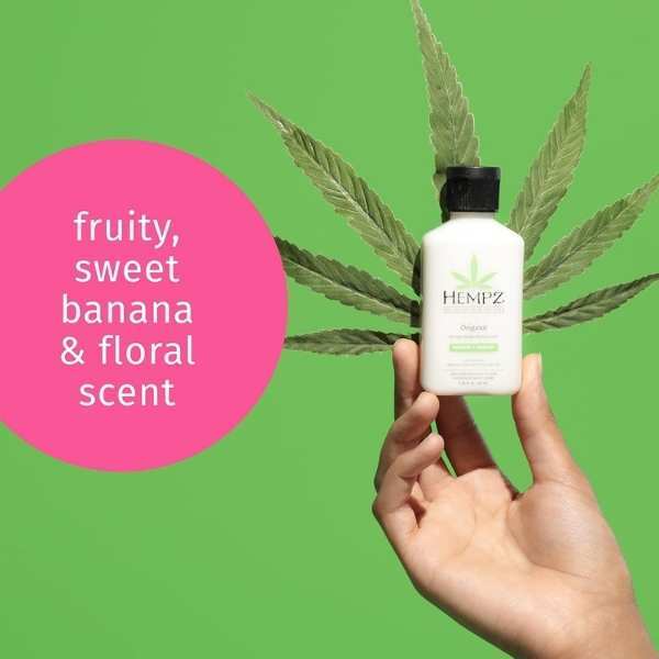 Hempz herbal body moisturizer mini original 66ml, imported from the UK