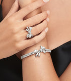 Graff white gold diamond bow bracelet - imported from the UK