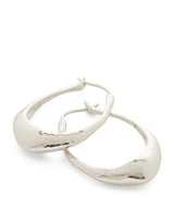 Harrods Monica Vinader Medium Sterling Silver Deia Hoop Earrings- Buy online at McGrocer