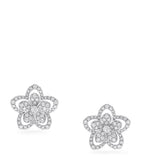 Graff Wild Flower earrings white gold diamonds - British product