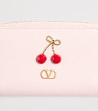 Valentino Garavani mini leather Cherryfic wallet - British product