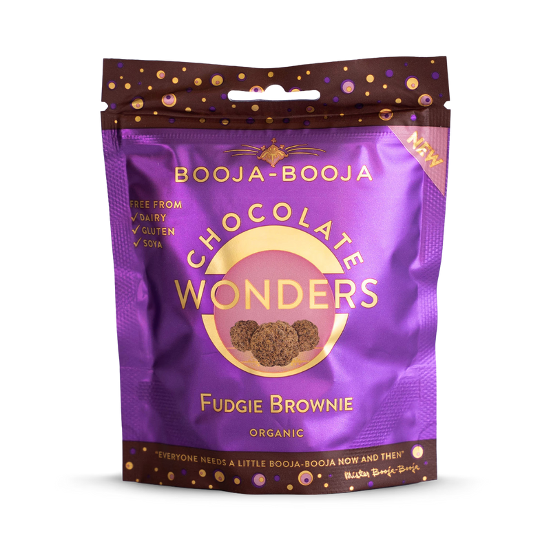 Booja Booja Chocolate Wonders fudge brownie 65g (British brand)