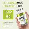 VitaBright black and yellow maca root capsules 180 capsules - British product